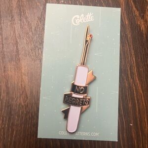 Gold and Black Enamel Pin